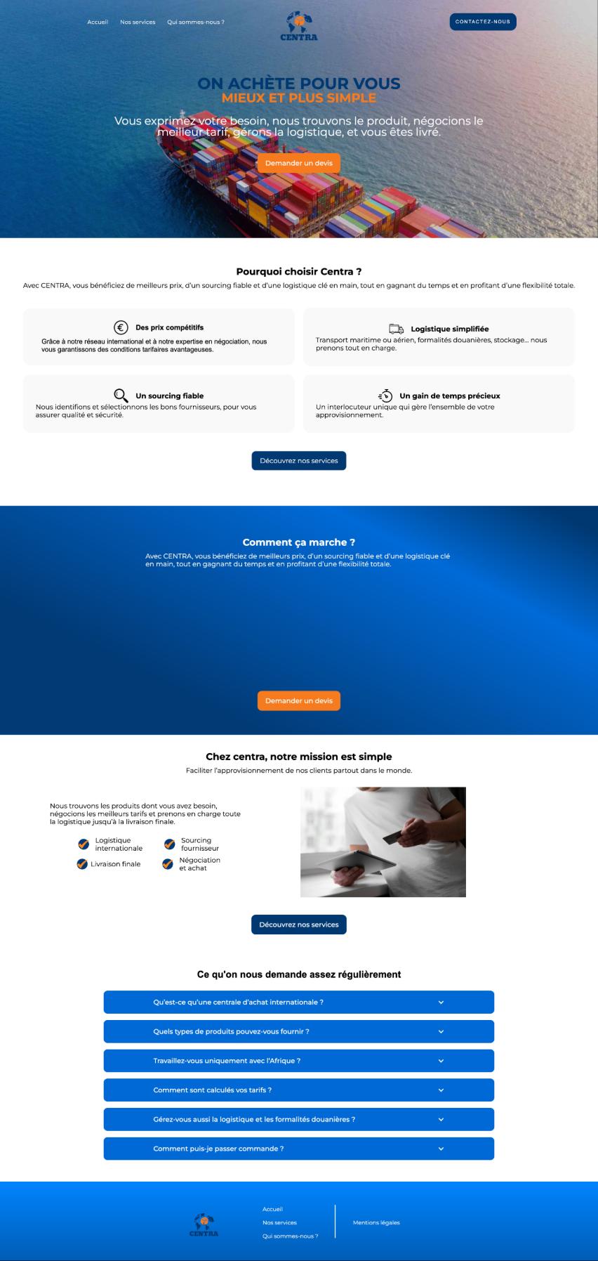 Centra · Centrale d'achat